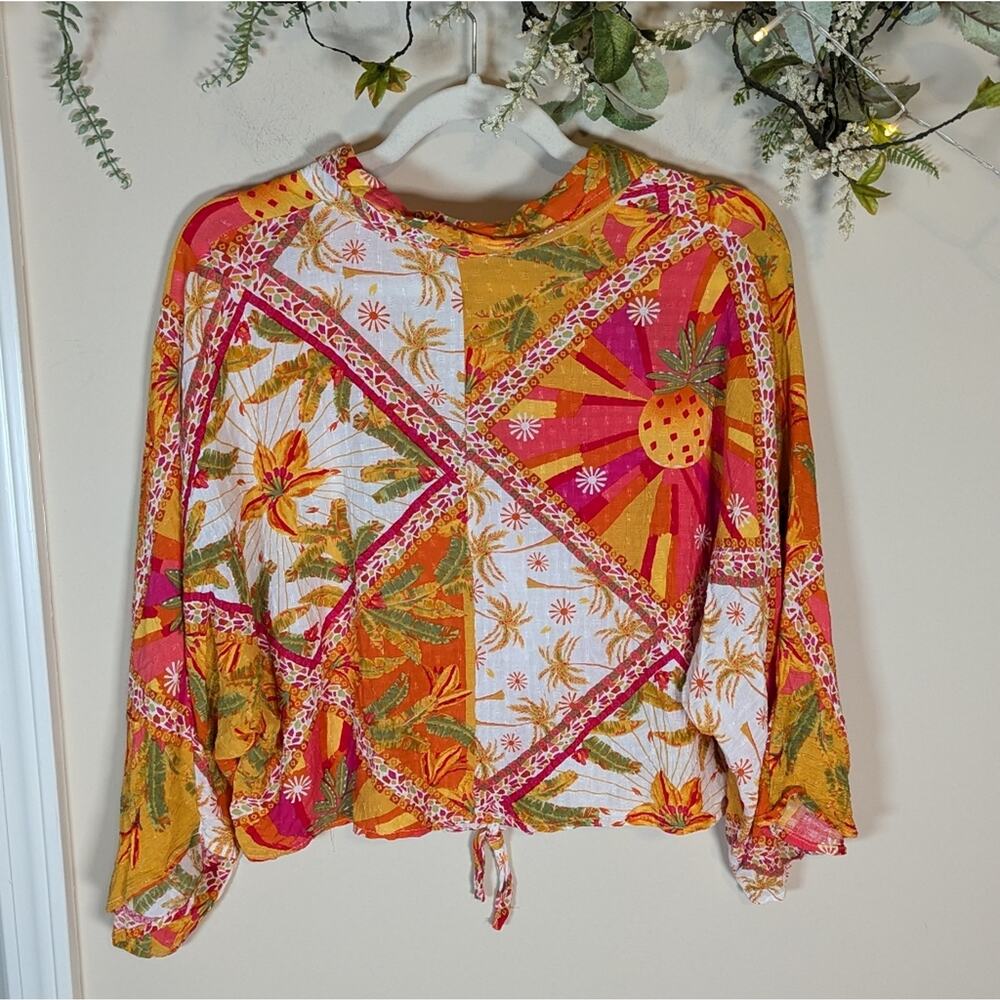 Haute Hippie Boho Hippy Festival Colorful Blouse - Picture 11 of 11